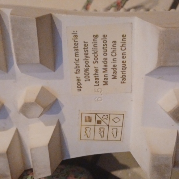 Jeffrey Campbell B2School BlueFloral Fabric Platform LaceUp Lug Sole Size 6.5 - Picture 4 of 8